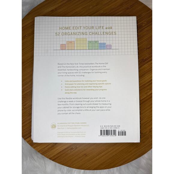 New The Home Edit Workbook: Prompts, Activities, and Gold Stars to Help You - Picture 2 of 8